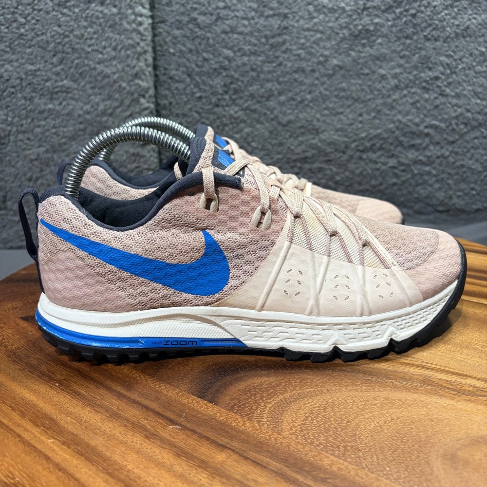 Nike Air Zoom Wildhorse 4 Womens Trail‎ Running Shoes Pink Blue 880566-200 8.5